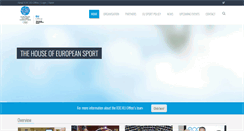 Desktop Screenshot of euoffice.eurolympic.org