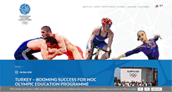 Desktop Screenshot of eurolympic.org