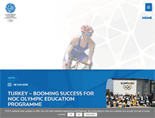 Tablet Screenshot of eurolympic.org